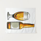 tapijt voor ambachtelijk bier wandkleed (Voorkant (horizontaal))