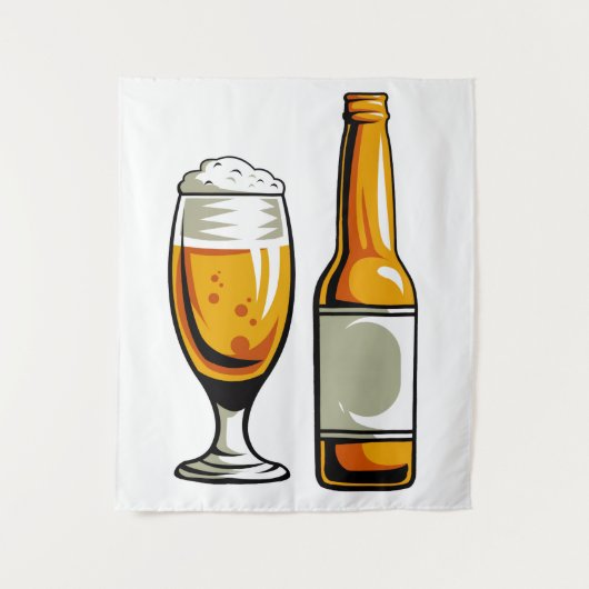 tapijt voor ambachtelijk bier wandkleed (Voorkant)