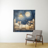 Tapijt voor bedtijd muizen wandkleed (In situ)