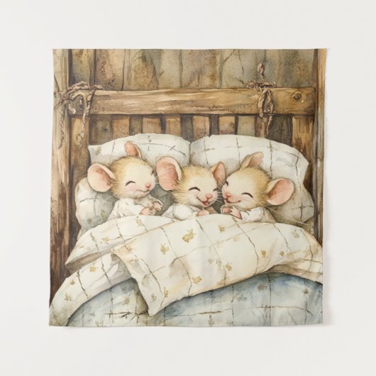 Tapijt voor bedtijd muizen wandkleed (Voorkant)