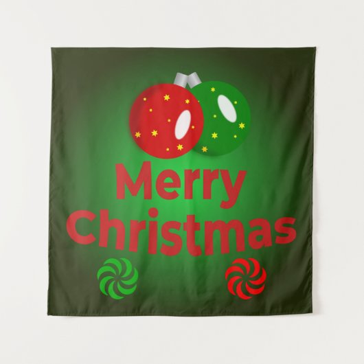 Tapijt voor Kerstmis Wandkleed (Voorkant)