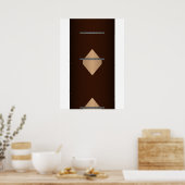 Tapijt voor ruimteschip tempel poster (Keuken)
