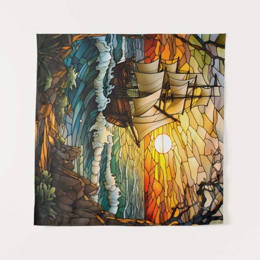 tapijt voor schepen wandkleed (Voorkant (horizontaal))