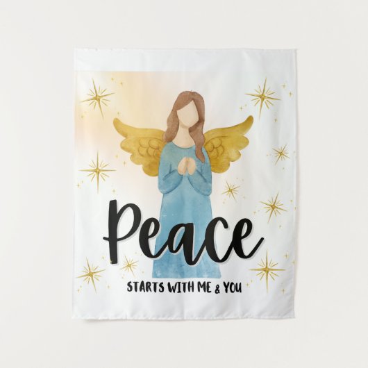 TAPIJT VOOR VREDE WANDKLEED (Voorkant)