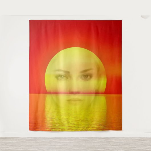 tapijt voor zonnemeisjes wandkleed (Voorkant)