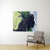 Tapijt: Wild en Vrij. Wandkleed (In Situ (horizontaal))