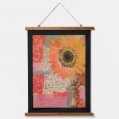 Tapijt - Zonnebloem Kunst Hangend Wandkleed (Voorkant)