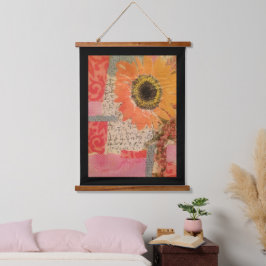 Tapijt - Zonnebloem Kunst Hangend Wandkleed
