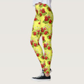  tapijtaardbeien gele aardbei leggings (Links)