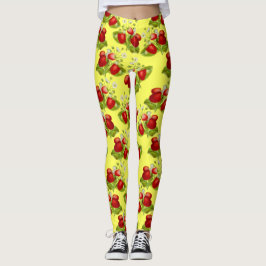  tapijtaardbeien gele aardbei leggings