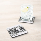 tapijtBaggers, laat 1860 (graving) (foto) Bier Onderzetter (Rechterzijde)