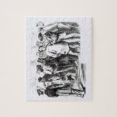 tapijtBaggers, laat 1860 (graving) (foto) Legpuzzel (Verticaal)