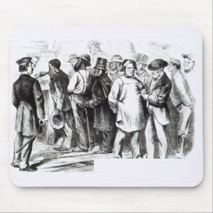 tapijtBaggers, laat 1860 (graving) (foto) Muismat