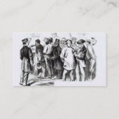 tapijtBaggers, laat 1860 (graving) (foto) Visitekaartje (Achterkant)