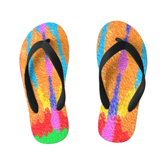 Tapijten en Rags abstracte pure kunst supreme Bath Kinder Teenslippers (Voetbed)