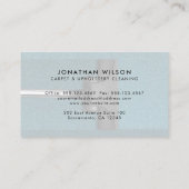 tapijten en superieure professionele reinigingsser visitekaartje (Achterkant)