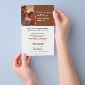 Tapijten en vloerbladen flyer (Hand)