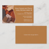 Tapijten en vloeren visitekaartje (Voorkant / Achterkant)