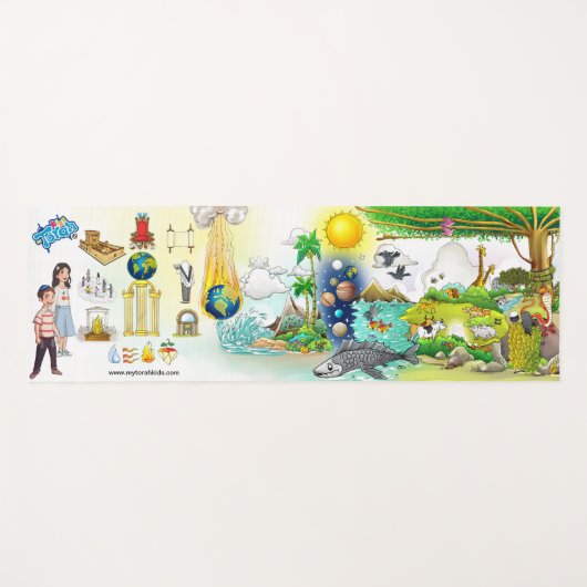 Tapijten van de Educatieve Spelen - De Schepping i Yogamat (Voorkant (horizontaal))