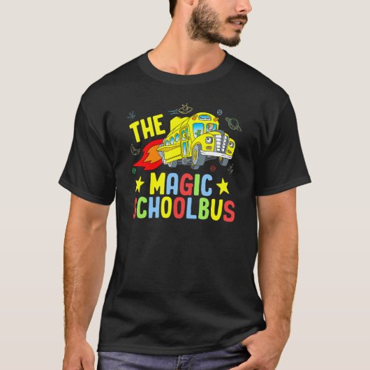 Tapijten van de magische schoolbus t-shirt (Voorkant)
