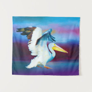 tapijten van pelikanen 20 wandkleed