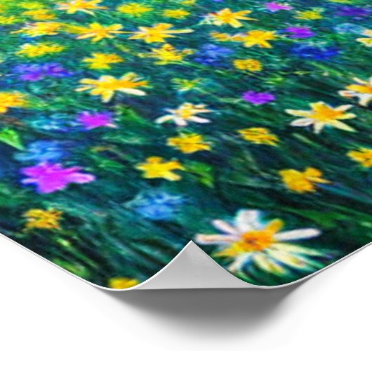 Tapijten van vele kleuren Poster (Hoek)