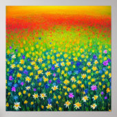 Tapijten van vele kleuren Poster (Voorkant)