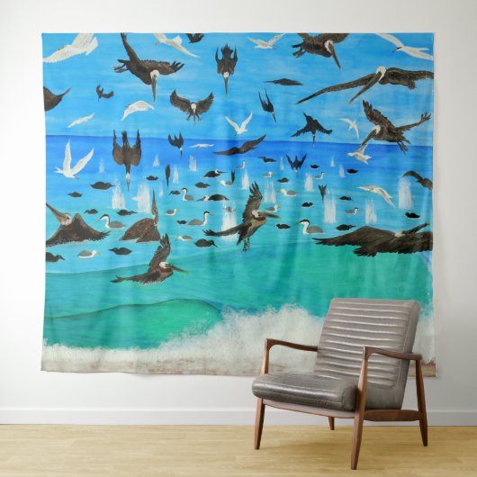 tapijten voor de wand van de bubblepacifische ocea wandkleed (In Situ (horizontaal))