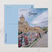 Tapijtentoontoonstelling in Mtskheta Briefkaart (Voorkant / Achterkant)