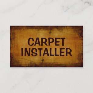 Tapijtinstallateur Antiek Visitekaartje