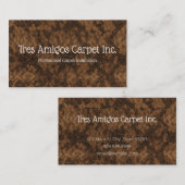Tapijtinstallateur visitekaartje (Voorkant / Achterkant)