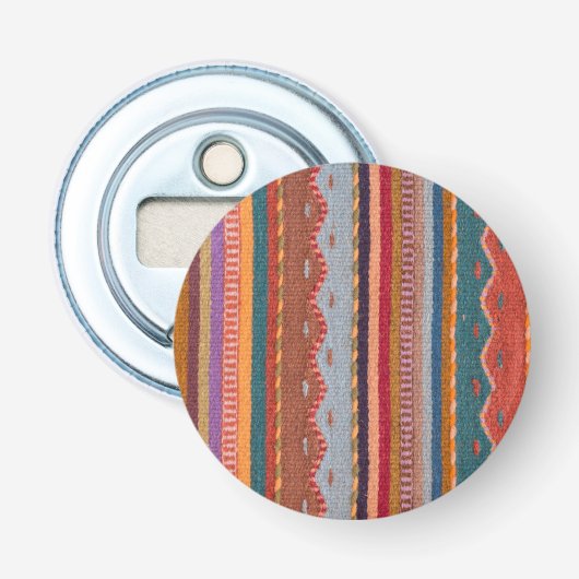 Tapijtpatronen Button Flesopener (Voorkant)