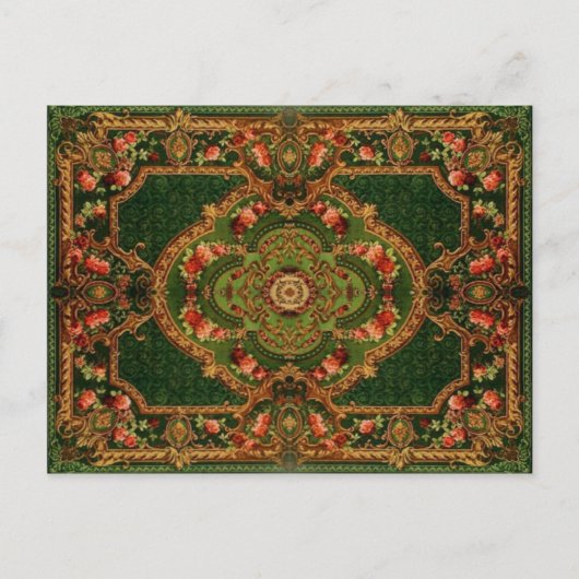 tapijtpatroon: Axminster 3432 Briefkaart (Voorkant)