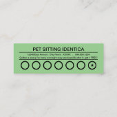 tapijtpunkkaart klantenkaartje (Achterkant)