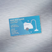 tapijtreiniging | stoomvacuüm magnetisch visitekaartje (Voorbeeld)