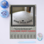 tapijtreinigingsvloer  Adverteren Flyer (Enkel)