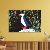 tapijtschelp in een tapijtschelp canvas afdruk (Insitu (Woonkamer))