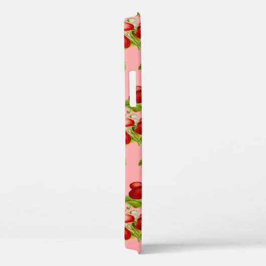 tapijtschelp roze aardbei Case-Mate iPhone case (Achterkant / Rechts)