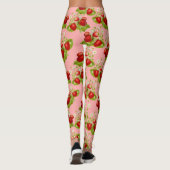  tapijtschelp roze aardbei leggings (Achterkant)