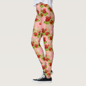  tapijtschelp roze aardbei leggings (Links)