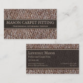 Tapijtschelp / Visitekaartje (Voorkant / Achterkant)