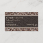 Tapijtschelp / Visitekaartje (Achterkant)