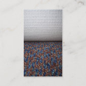 tapijtschelp visitekaartje (Achterkant)