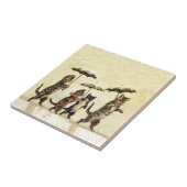 tapijtvlekken Paraprellas dansende sneeuw Tegeltje (Zijkant)