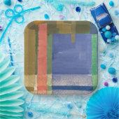 tapijtweefsel papieren bordje (Feest)