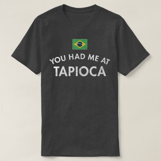 Tapioca Pudding Brazil Starch van cassave Falooda T-shirt (Design voorkant)