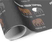 Tapir Animal Education Malayan Lowlan Mountian Cadeaupapier (Rol Hoek)