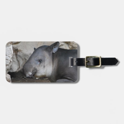 Tapir Bagagelabel (Voorkant horizontaal)