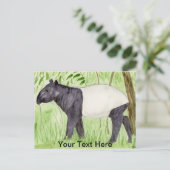 Tapir Briefkaart (Staand voorkant)