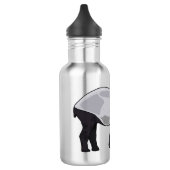 Tapir cartoon illustratie waterfles (Links)